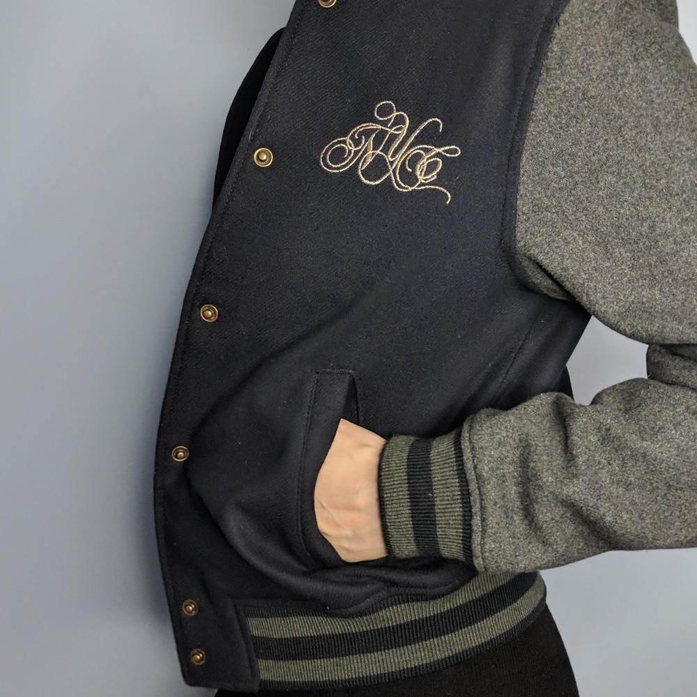 H & M Letterman jacket size 2 - Picture 5 of 6